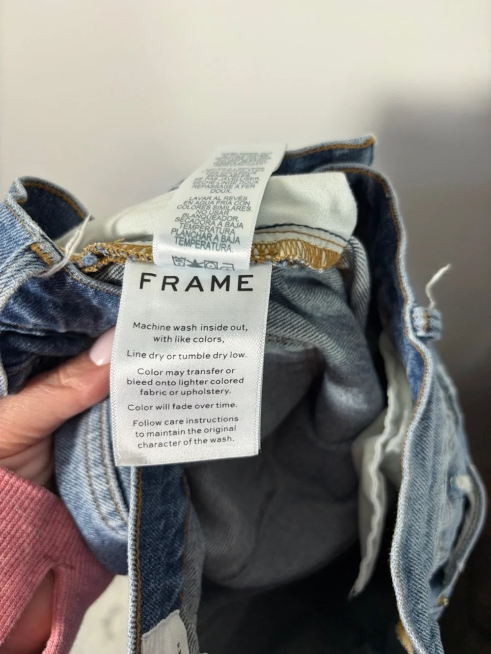 Frame Le Garçon Newport Distressed Ankle Crop Jeans - Picture 9 of 9
